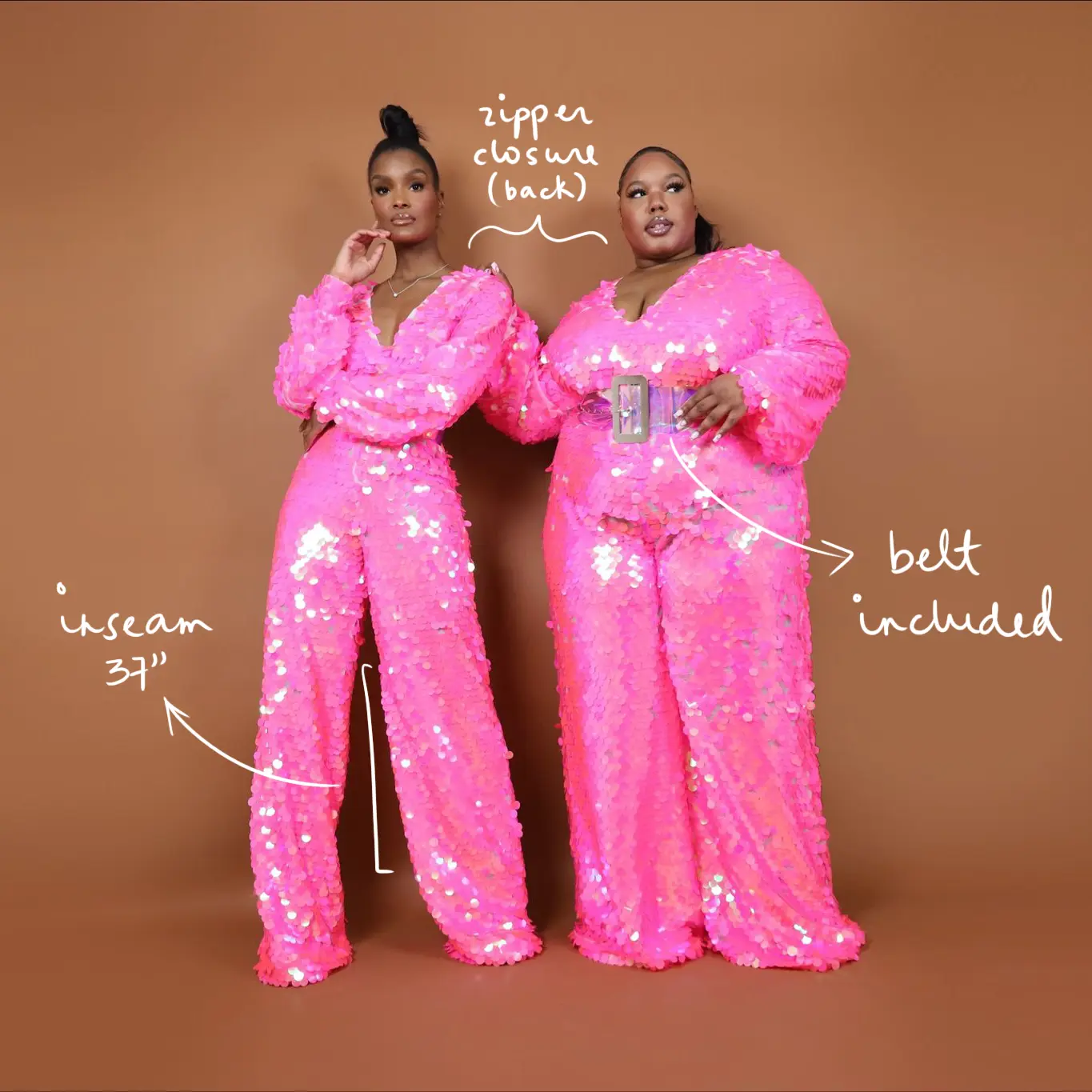 Birthday Jumpsuit in Pink