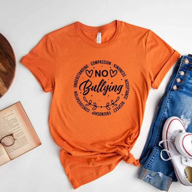 No Bullying Shirt, Anti Bully Gift, Unity Day Gift, Harmony Day Shirt, Pink Shirt Day, Anti bully Shirt, Bully Kids Shirt, Bully Awareness