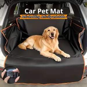 Durable Black Car Cargo Liner | Pet Seat Cover, Extendable Travel Essential for Cars, Suvs & Trucks