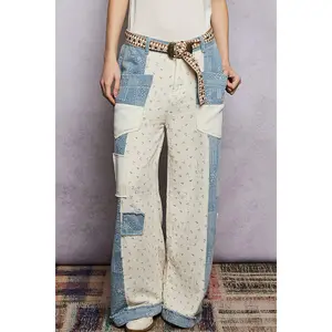 Tiffany Bow Denim Pants