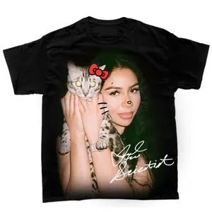 Mariah The Scientist Cute Cat Hello Kittyyy Black Graphic Tees , Star Music Gift For Fan T-shirt
