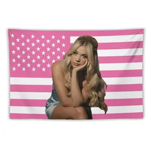 Megan Funny Tapestry American Flag Megan Poster Moroney Merch Suitable for College Dormitory Bedroom Living Room Office Yard Garden Party Decoration Gift boys and girls room decor