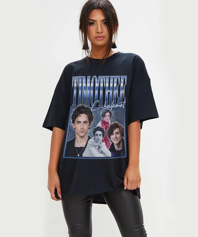 Timothee Chalamet Vintage Shirt, The kinngg Homage Tshirt, Timothee Chalamet Duune Fan Tees, Timothee Chalamet Retro 90s