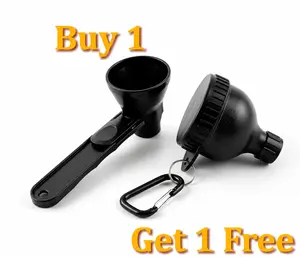Protein Powder Funnel-Mini with Sliding Scoop andContainer - High-Quality Funnel for Pre-Workout CreatinePowder, Coffee/Milk/Smoothie/Chocolate Powder, BPA-FreePlastic Kitchen Utensil, Perfect Gift for Valentine's Day,Father's Day