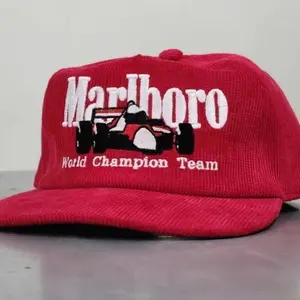 New Marlboro Corduroy Embroidered SnapBack Hat