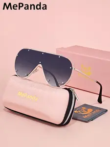 Mepanda Unisex Trendy Metal Frame Sunglasses, Outdoor Party Decoration Sun Glasses Uv400, Trendy Styling Sunglasses, Casual Style, All Seasons