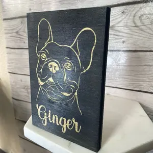 Personalized dog sign portrait, wood sign dog, pet photo sign,personalized pet name sign, personalized pet portrait