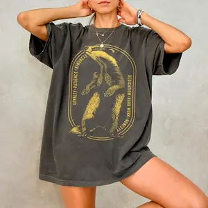 Wizard Badger House Shirt, Bookish Comfort Colors T-Shirt: Wizarding World Tshirt, Magical School Shirt, Fantasy Lover Gift