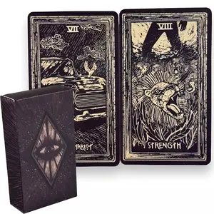 The Light Visions Tarot Deck，Unique Eye Design for Your Next Witchy Party & Deep Conversational Games Card A Mystic Must-Have