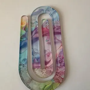 Large Paper Clip 4x2' with Colorful Designs Office Supplies Sublimation Unique Practical