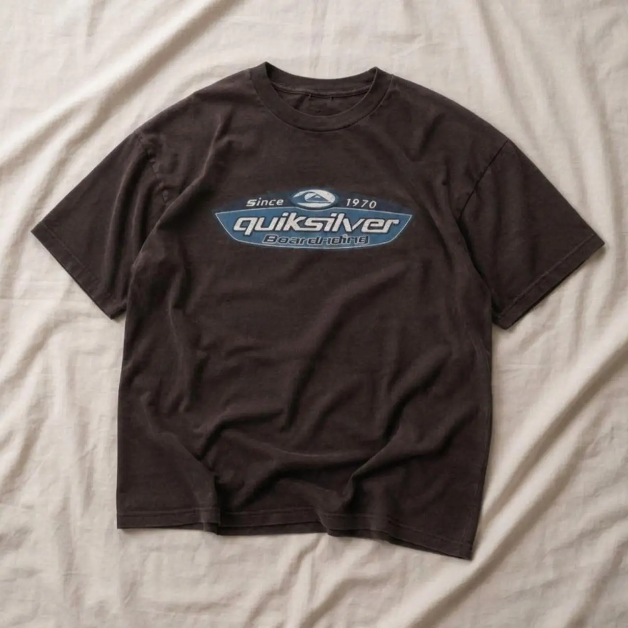 Quiksilver Boardriding Graphic Tee Unisex Classic Cotton Streetwear