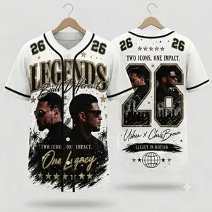 Basketball Jersey, R&B Legends Concert jersey, 2026 Tour Fan Apparel