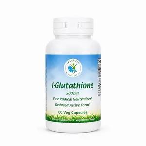 IFastFit I-Glutathione 500 mg with Milk Thistle Extract Supplement Super Antioxidant for Cellular Health & Liver Function Support - Edible, Healthcare