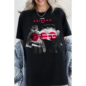 Bangtan Shirt, Arirang Tracklist The Kings Are Back Shirt, Bangtan 2026 Album Songs Concert Tee, Merch Gift for Fan 6GU FQD