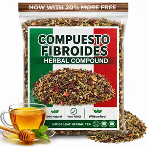 FIBROID TEA – Organic Herbal Blend for Hormonal Balance & Uterine Tissue Health, Natural Womb Support Traditional Ancient Mexican Herbal Mixture 4oz
