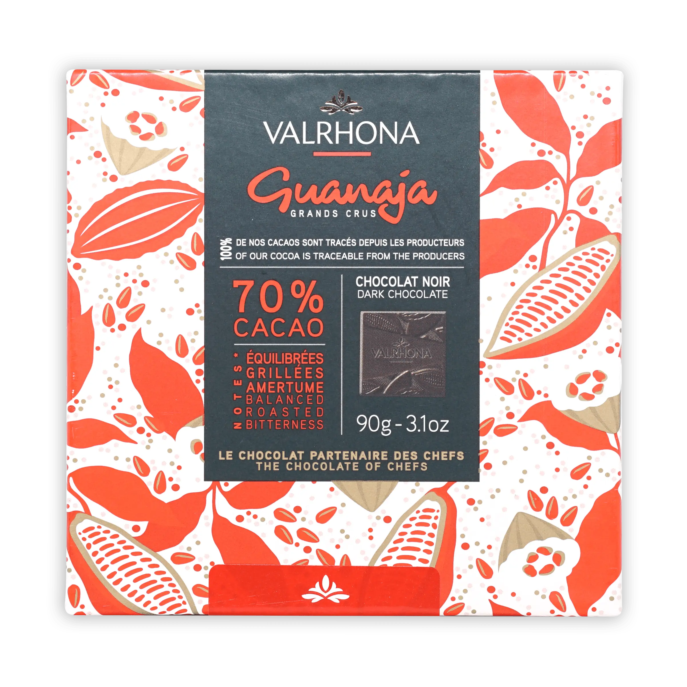 Valrhona Mini Squares Gift Box Guanaja Dark 70% (18 pcs)