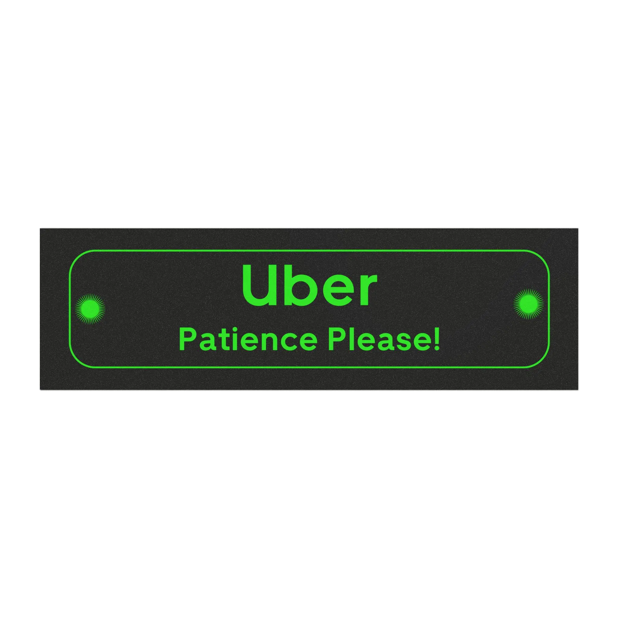 Uber Driver Car Magnet 10x3 inches