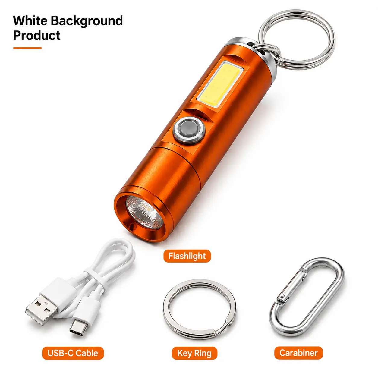 Mini White Light & 395nm UV Flashlight | Zoomable Aluminum Alloy Blacklight EDC Torch with Metal Gift Box for Pet Stain Detection, Home Inspection, Camping, Travel & Emergencies