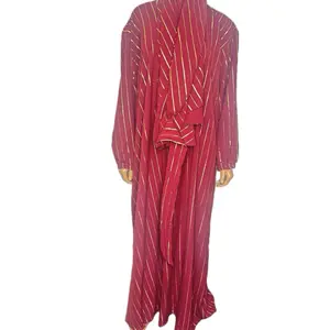 Women's Solid Long Sleeve Abaya & Hijab Set, Modest Fashionable Two-piece Outfits for Women, Women's Islamic Clothing for Daily one size Caftan Burqa