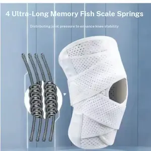 Knee Support Brace for Men & Women, Side Stabilizer for Running Exercise Sports, Compression Patella Knee Sleeve, Patellar Knee Brace for Arthritis Pain Relief