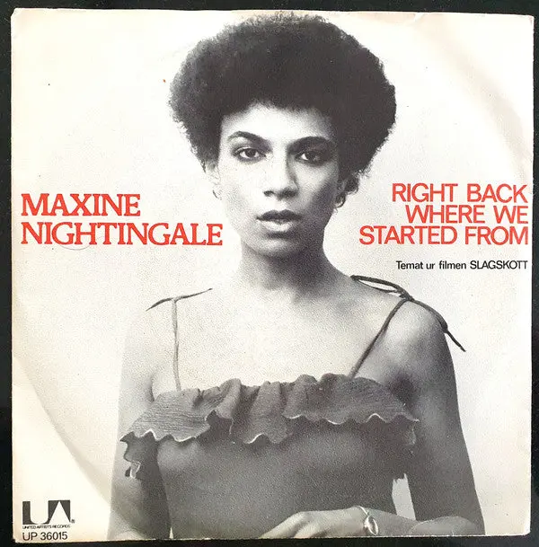 Maxine Nightingale - Right Back Where We Started From (7", Single)