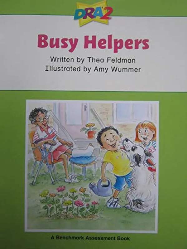 USED Book - DRA2 Busy Helpers (A Benchmark Assessment Book, Level 30) by Thea Feldman (Paperback) - english