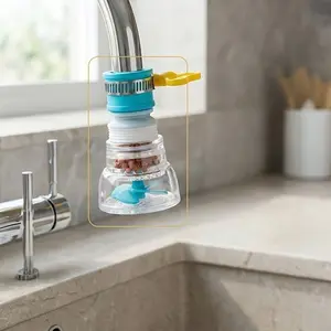 1PC Adjustable Rotating Faucet Extender for Men Women Kitchen Sink Sprayer Bathroom Shower Head Garden Hose Nozzle Water Saving Tool