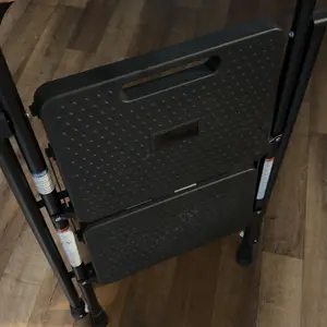 Heavy-Duty Step Ladder - Safe, Lightweight, Portable Foldable Step Stool for Adults, Multifunctional Portable Folding Stepladder with Sturdy Construction, Ideal for Home, Kitchen Use, Multifunctional Step Stools