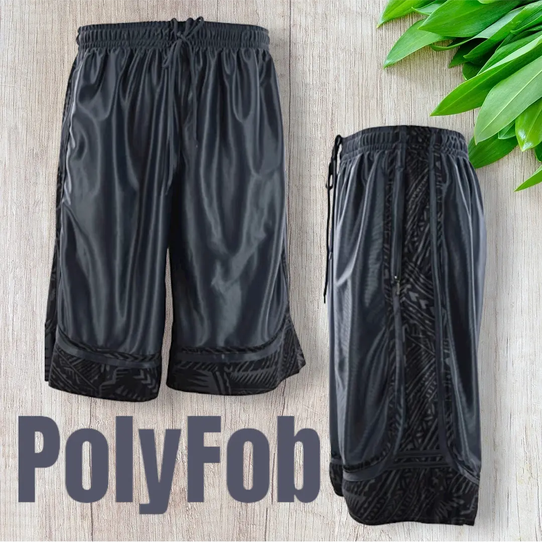 Tribal Basketball Shorts - Two-Tone Styling, Elastic Waistband, Drawstring Closure, Summer Season