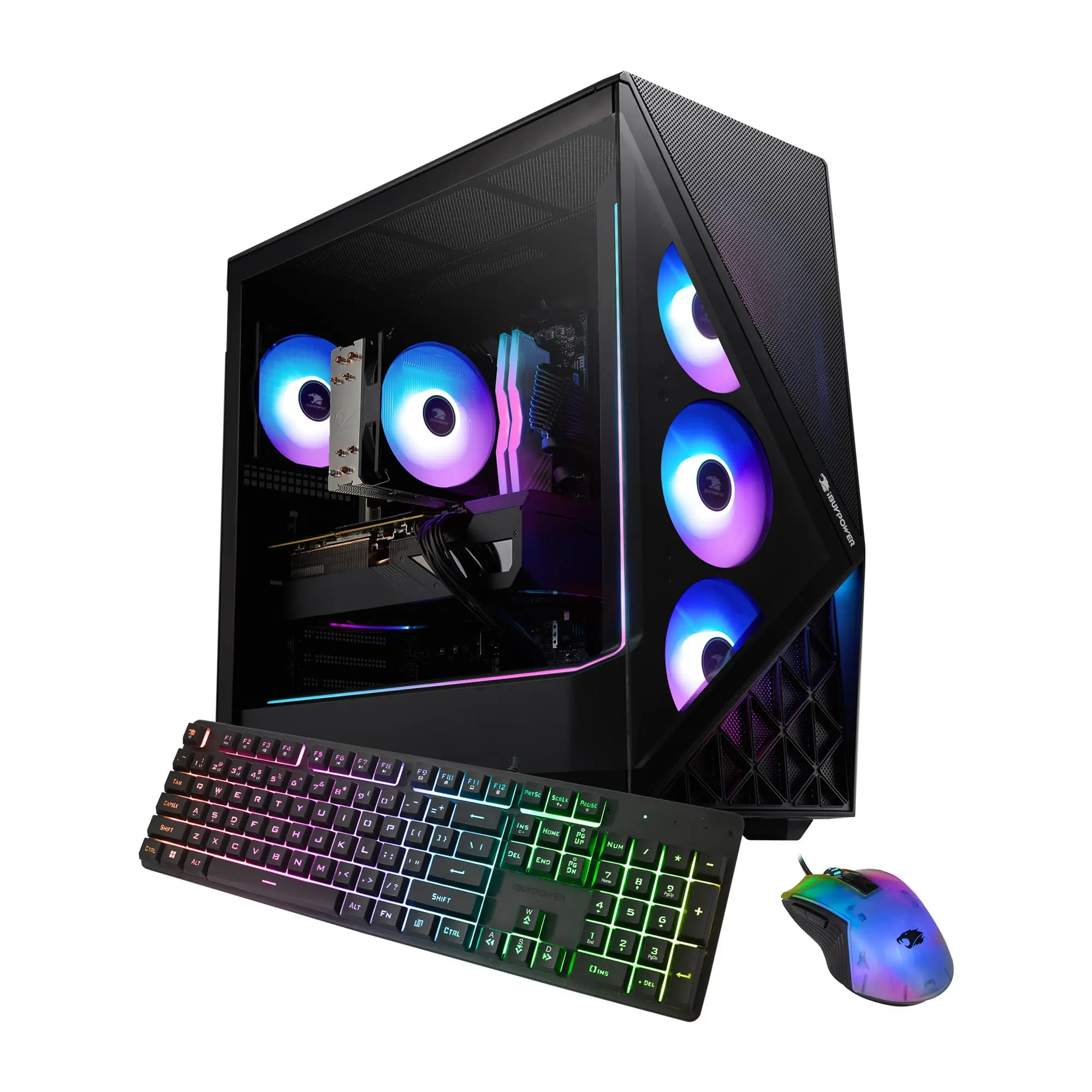 Slate Gaming Desktop PC - AMD Ryzen 7 9700X, AMD Radeon RX 9060XT 8GB, 32GB DDR5 RGB,1TB NVMe SSD