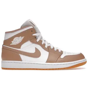 Jordan Men's 1 Mid Tan Gum, from StockX