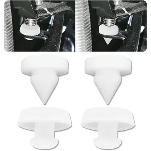4PCS Brake Pedal Stop Pad of OEM #   46505-SA5-000,Brake Switch Stopper of Multi-Style Compatible with Acura Honda,Standard Brake Light Switch Stopper Tool Kit of Car Accessories