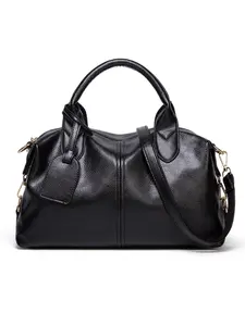 New Simple Fashion Vintage Zipper Women's Handbag Large Capacity Crossbody Bag, PU Tote Satchel, Casual Daily Use, All Seasons, Plain Pattern