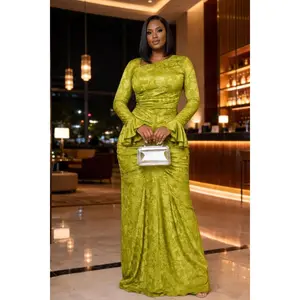 Aria Flowy Dress | Lime