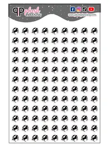 Horse Shoe Icon Planner Stickers, Horse Stable, Horse Training