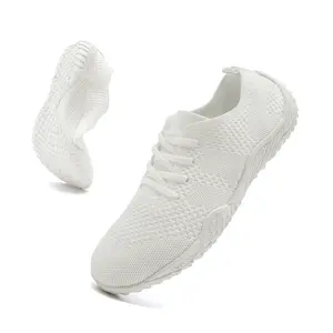 Womens Barefoot Shoes Zero Drop Wide Sole Minimalist Lightweight Athletic Walking Shoes for Wide Feet Comfortable Flexible Gym Training Casual Wear