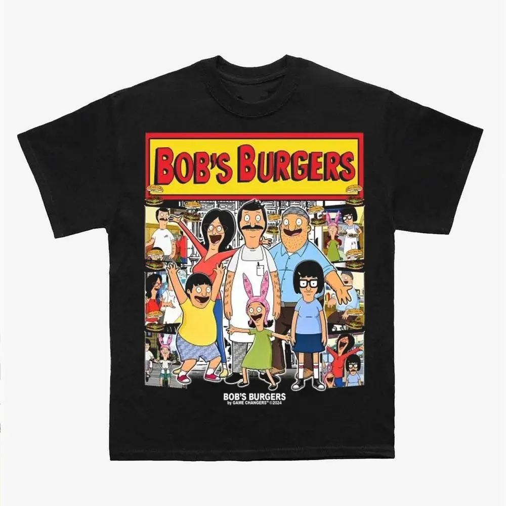 Bob's Burgers Graphic T-Shirt, Vintage Animated Comedy Tee, Cotton Apparel