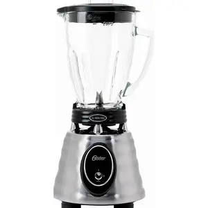 Oster Classic Series Heritage Blender with 6-Cup Glass Jar, 1000W Power, Stainless Steel Countertop Kitchen Blender