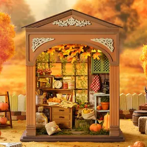 Wooden DIY Mini House Assembly Model Kit, Perfect Gift for Bedroom & Study Decor, Ideal for Valentine's Day, Birthdays, Holidays