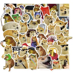50 Funny and Annoying Dog Stickers, Suitable for Scrapbooks, Diaries, Laptops, Water Bottles, Cars, and Other Faith-based Designs; Gifts with Positive Messages.