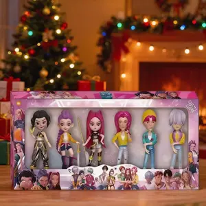 Male & Female Group Hunter Gift Box Series Figure Anime Game Doll Model Desktop Decoration Decor Figurine Figures Combo Perfect Gift