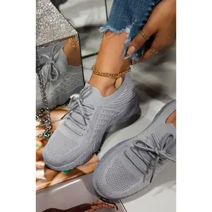 Womens Running Trainers Ladies Sneakers Slip On Walking Gym Comfy Fashion Shoes