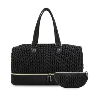 Travel Tote Bag Double Layer Insulated Cooler Bag Diaper Organizer Bag Portable Mommy Bag Baby Bag for Work Travel tote bag for women