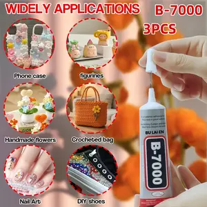 Transparent Flexible Jewelry Glue, Precision Stainless Steel Nozzle, Multi-Material Adhesive for Handmade Crafts, Jewellery Making, Nail Art, DIY Makeup, Shoes