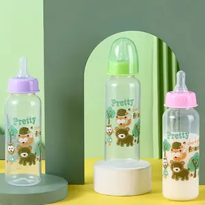 HOTMIR 240ML Baby Bottle with Handle, Formula Feeding Straw Bottle, Easy to Grip Design, Suitable for Baby'S Little Hands, Essential Feeding