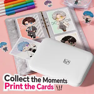 Hanin MT53 Mini Bluetooth DIY Photo Printer – Portable Sticker Printer for iPhone & Android, 2x3" Instant Photos