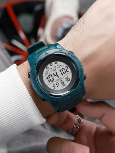 New Outdoor Sports Fashion Electronic Watch for Teenagers High School Students Boys, Night Glow Alarm Clock Wristwatch Casual Watch