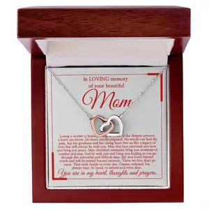 Honor Your Mother’s Legacy With This Sterling Silver Necklace, A Sentimental Keepsake To Keep Her Spirit And Bond Close Always - IH25