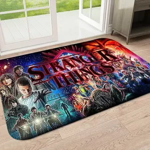 1pc Stranger Things Rug, High-End Printed Durable Door Mat, Living Room Decorative Floor Mat, Suitable for Bedroom, Bathroom, Kitchen, Office