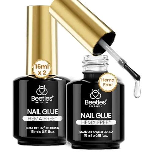 2Pcs 15ml HEMA-Free Nail Glue